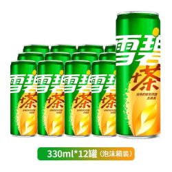 可口可乐 雪碧+茶 330ml*12罐 经典柠檬口味含真茶