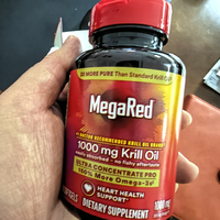 MegaRed 高纯度虾青素 抗氧化软胶囊 磷虾油1000mg 30粒×2瓶