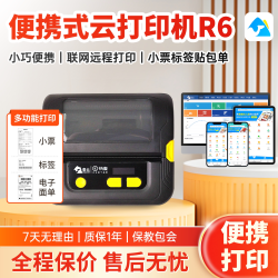 秦丝 远程打印多功能110便捷式云打印机多功能打印机R6