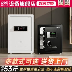 得力 保险箱保险柜家用2026新款办公室家用防盗家庭保险柜45厘米60cm衣柜嵌入式存钱保险箱小型保险柜旗舰店