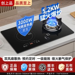 创上品 气电两用 嵌入式双灶台