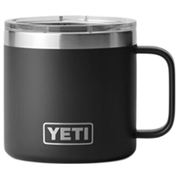 YETI RAMBLER系列 双层真空保温杯 414ml 黑色 磁滑盖