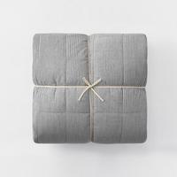 無印良品 MUJI 唯品会自营 MUJI 水洗棉 褥垫 褥子床褥床罩床笠二合一设计卧室床上用品夏