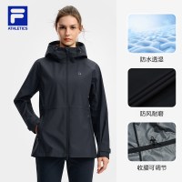 今日必买：FILA 女士收腰款 防水连帽外套 A51W631701F