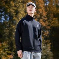 拓路者 男士立领纯色夹克外套 黑色 2XL