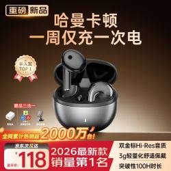 PVF 哈曼卡顿级 蓝牙耳机  有线充电 曜石黑 Type-C