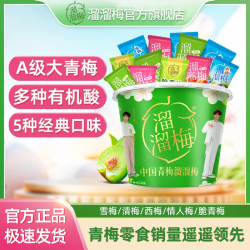 溜溜梅 青梅全家桶360g混合口味梅子开味梅干休闲零食