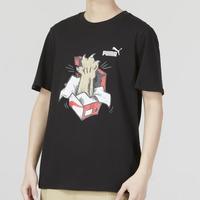 PUMA 舒适时尚潮流百搭日常休闲通勤运动T恤 男款