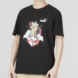 PUMA 舒适时尚潮流百搭日常休闲通勤运动T恤 男款