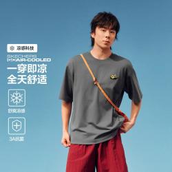 斯凯奇 趣味印花 男女同款运动T恤