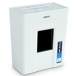 得力 碎纸机9927小型便携家用办公废纸文件商用电动大功率大型纸张粉碎机 4级保密可碎卡/光盘