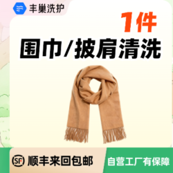 围巾/披肩干洗水洗1件