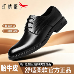 红蜻蜓 男士透气皮鞋 2026