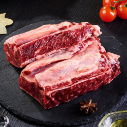 1号会员店 锡林郭勒草原有机去骨(整块)牛肋条肉 净重2斤 生鲜牛肉红烧炖煮