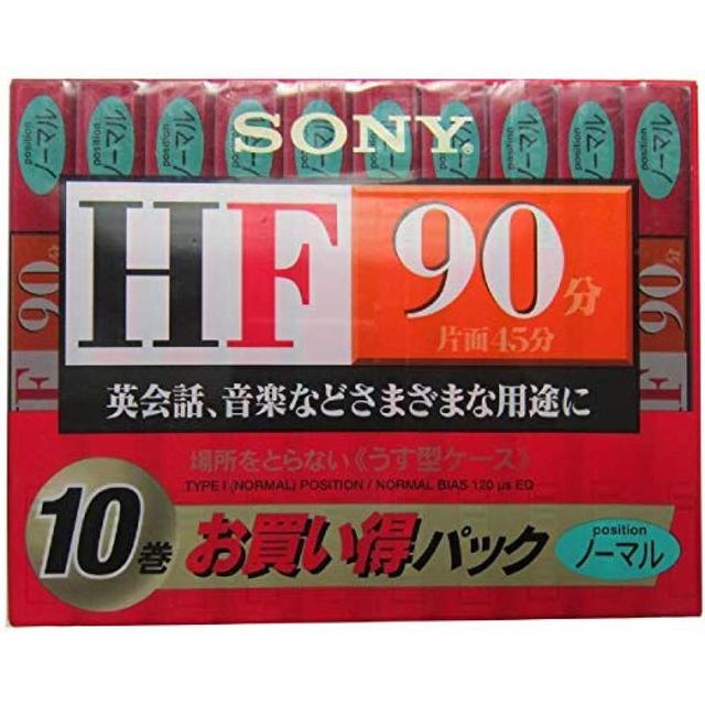 索尼 盒式磁带90分钟×10件（双面90分钟 单面45分钟