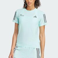 adidas 女士运动圆领T恤纯色短袖休闲舒适日常百搭基础上衣