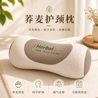 勋阳宇乐 草本荞麦立体护颈枕 米色