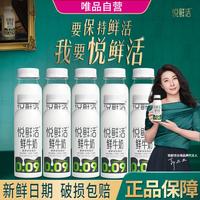 悦鲜活 鲜牛奶 生牛乳巴氏杀菌乳 260ml*10瓶