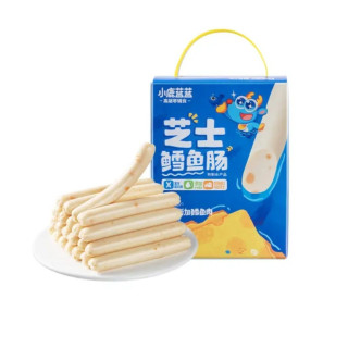 小鹿蓝蓝 宝宝零食深海鳕鱼肠 芝士味 300g