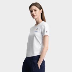FILA 液氨整理工艺 女装运动休闲T恤
