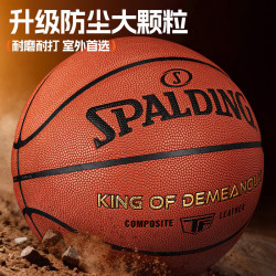 斯伯丁 NBA比赛用球系列 PU篮球 76-167Y 橘色 7号/标准