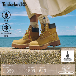 Timberland 女鞋户外休闲防水高帮靴显高|A5RJD A5RJDW/小麦色 TB1 37.5