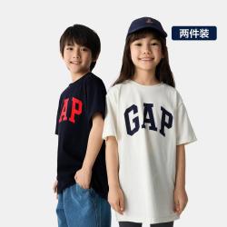 Gap 男女童春季款纯棉短袖T恤两件装687268