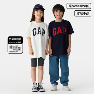 Gap 男女童纯棉短袖T恤