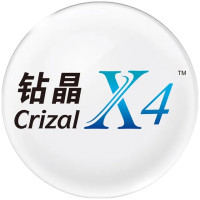 PLUS会员、今日必买：依视路 钻晶X4 防蓝光1.6-1.67折射率现片*2（免费升级膜致）