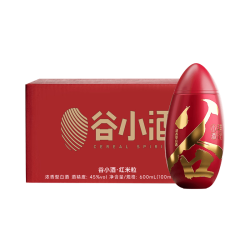 谷小酒 红米粒 纯粮白酒 45度 浓香型100mL/瓶