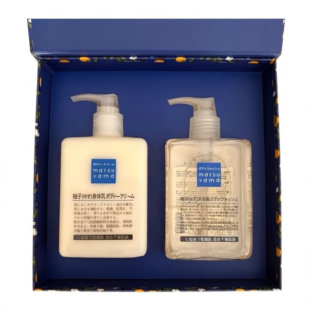 临期品、今日必买：MDTSU YDMD 柚子沐浴露&身体乳礼盒 300g+300g