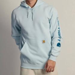 carhartt 拼单价：Carhartt - 男士经典标志连帽卫衣