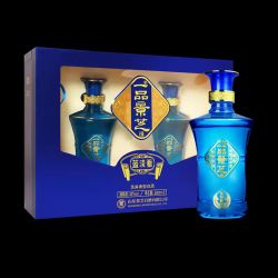 景芝 一品景芝蓝淡雅 芝麻香型白酒52度500ml*2瓶精美礼盒