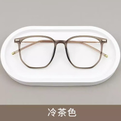 冷茶色超轻百搭素颜镜框 + 1.61防蓝光镜片