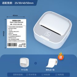 汉印 M1标签打印机家用手持便携式蓝牙迷你小型热敏打价格价签智能标签机便签名字防水姓名贴透明贴纸打印机
