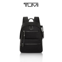 TUMI Voyageur系列女士休闲尼龙双肩背包 黑色拼烟枪色/0196603DGM