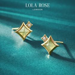 LOLA ROSE Starry闪星系列耳钉耳饰女节日礼物生日礼物送女友 LR60160-东陵玉