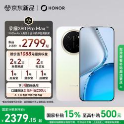 荣耀 X80 Pro Max 11000mAh大电池 月影白 12GB+512GB 5G手机