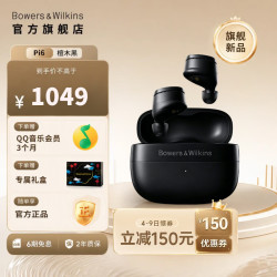宝华韦健 Pi6 入耳式真无线主动降噪蓝牙耳机 檀木黑