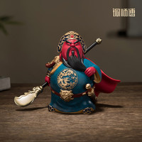 铜师傅 萌刀关羽 武财神关二爷 铜摆件
