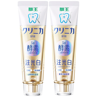 狮王 齿力佳五重酵素注光白牙膏 夏茉初桃120g+山野薄荷120g