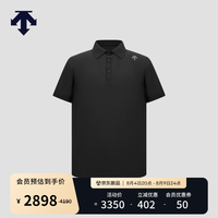 迪桑特 GOLF 迪桑特高尔夫G-ARC系列男士短袖POLO衫夏季 BK-BK XL (180/100A)