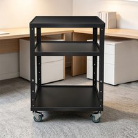 思影 Z06投影仪支架带轮移动小推车 仪器车电脑打印机投影仪工作台 操作台柜式带锁移动推车办公设备