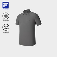 FILA 凉感FILA 斐乐官方男士短袖POLO衫2026秋季新款跑步半袖运动上衣