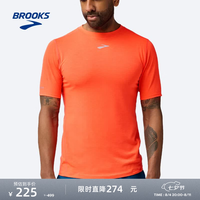 BROOKS 男款短袖跑步T恤
