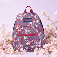 JANSPORT 斑水彩花卉迷你双肩背包