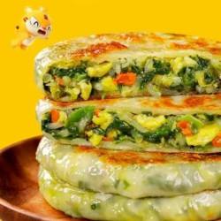 皇家小虎 韭菜鸡蛋纸皮馅饼 540g