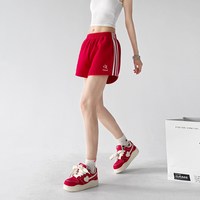 移动端：木昱子 简约运动风短裤女2026夏装新款蓝色条纹高级感女士显瘦百搭休闲裤