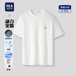 海澜之家 闪耀太空系列 男士短袖T恤 HNTBW2F324A