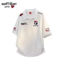 CHARLES JANG'S HAPPY HEART 男女短袖T恤 JTCH500001166